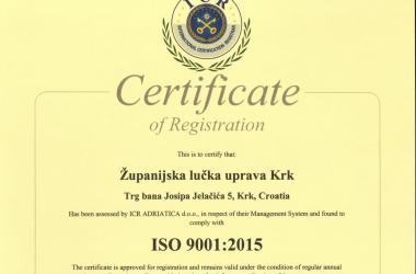 Certifikat ISO 9001-2015